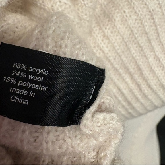 Lane Bryant Cozy Cream Cowl Neck Sweater - Picture 5 of 5